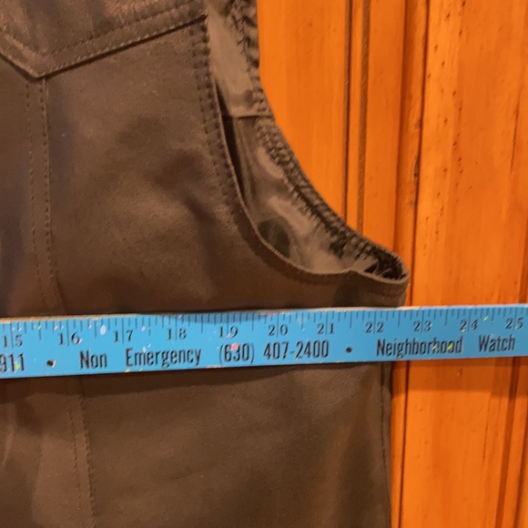 NWT Men’s genuine leather 3XL vest - Picture 3 of 7